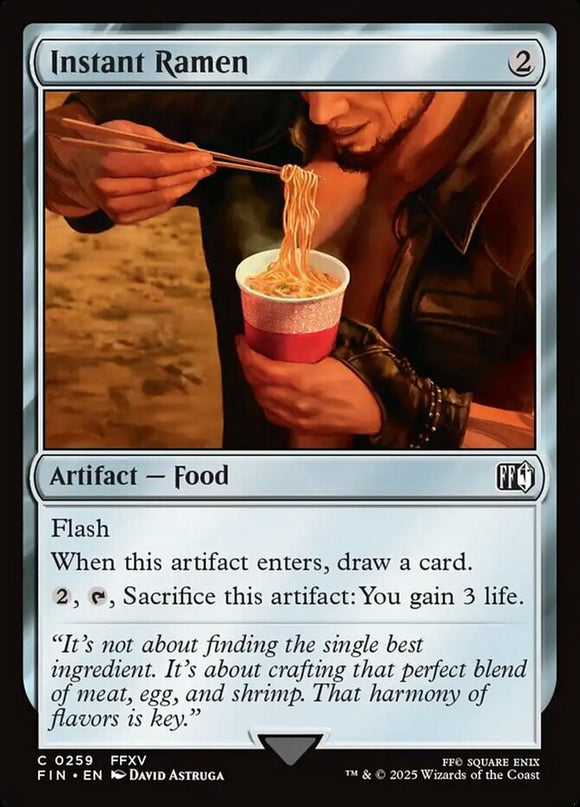 Instant Ramen - Final Fantasy - English - NM - MTG