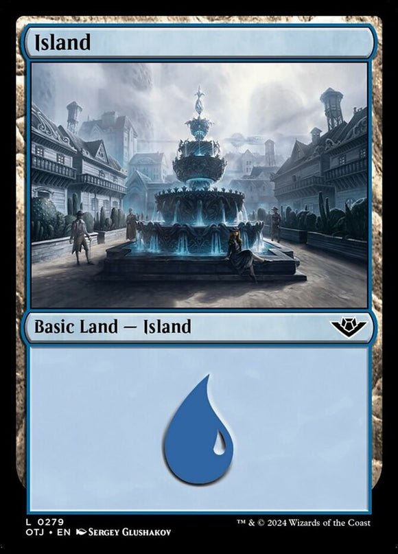 Island (0279) - Outlaws of Thunder Junction - English - NM - MTG