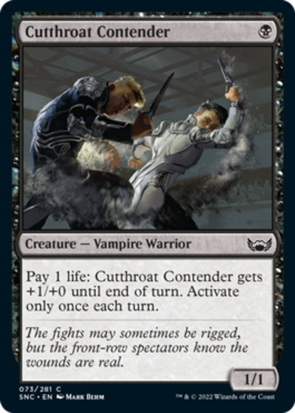 Cutthroat Contender - Streets of New Capenna - English - NM - MTG