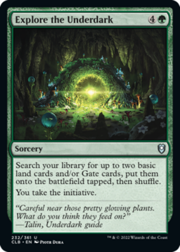 Explore the Underdark - Battle for Baldur's Gate - English - NM - MTG