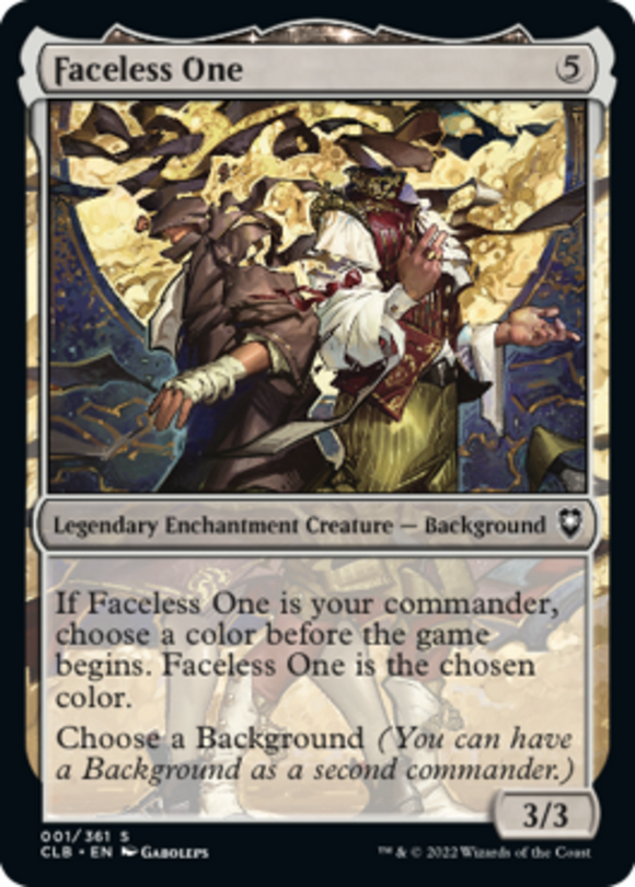 Faceless One - Battle for Baldur's Gate - English - NM - MTG