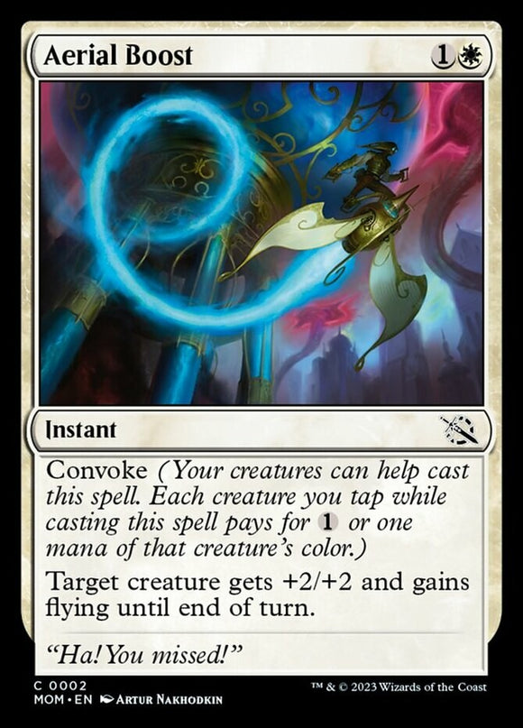 Aerial Boost - March of the Machines - English - NM - MTG