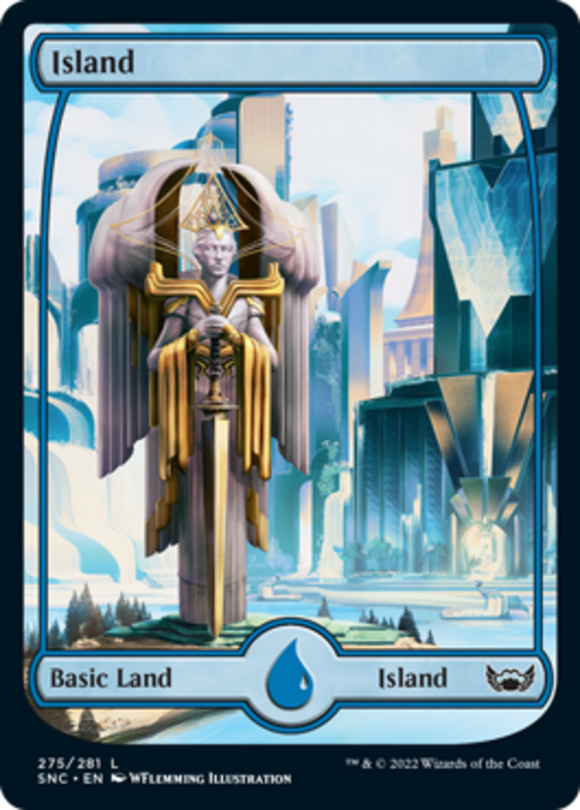Island (275) - Streets of New Capenna - English - NM - MTG