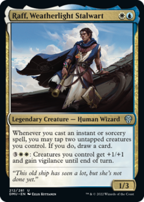 Raff, Weatherlight Stalwart - Dominaria United - English - NM - MTG