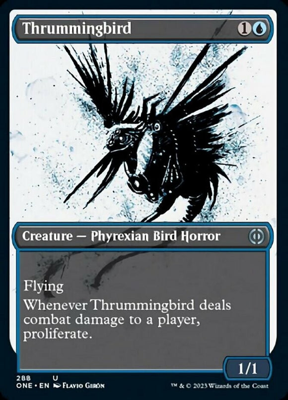 Thrummingbird - Showcase - Phyrexia: All Will Be One - English - NM - MTG