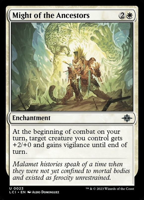 Might of the Ancestors - Lost Caverns of Ixalan - English - NM - MTG