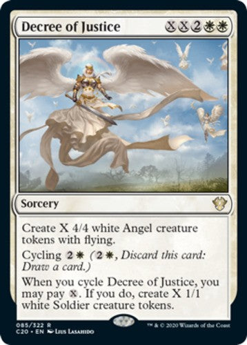 Decree of Justice - Commander 2020 - English - NM - MTG