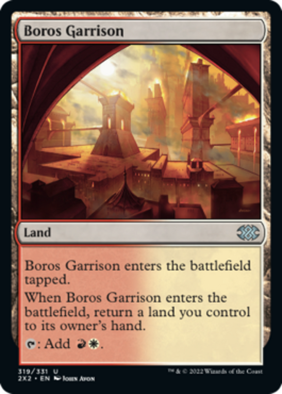 Boros Garrison - Double Masters 2022 - English - NM - MTG
