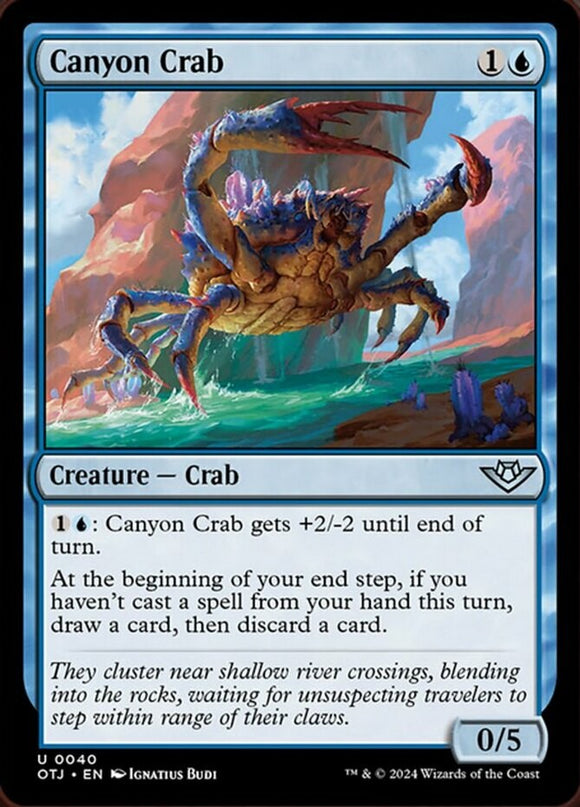 Canyon Crab - Outlaws of Thunder Junction - English - NM - MTG