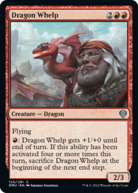 Dragon Whelp - Dominaria United - English - NM - MTG