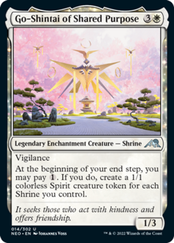 Go-Shintai of Shared Purpose - Kamigawa: Neon Dynasty - English - NM - MTG