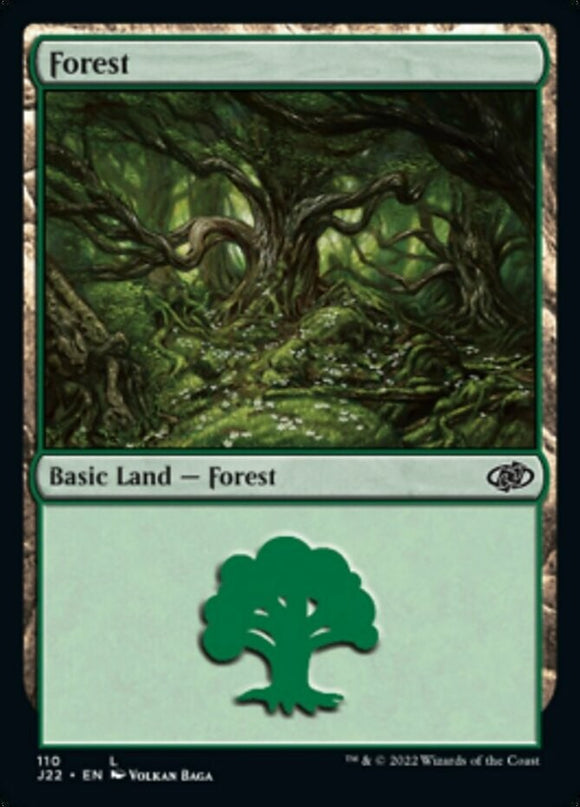 Forest (110) - Jumpstart 2022 - English - NM - MTG