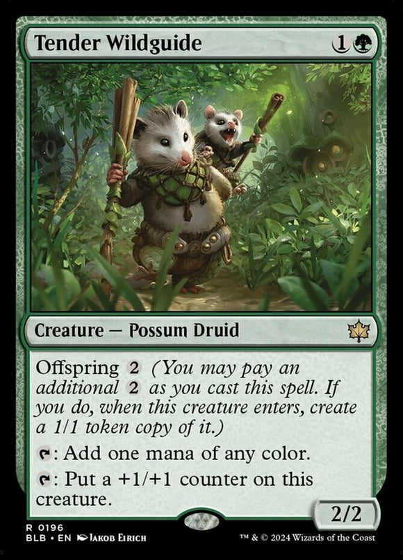 Tender Wildguide - Bloomburrow - English - NM - MTG