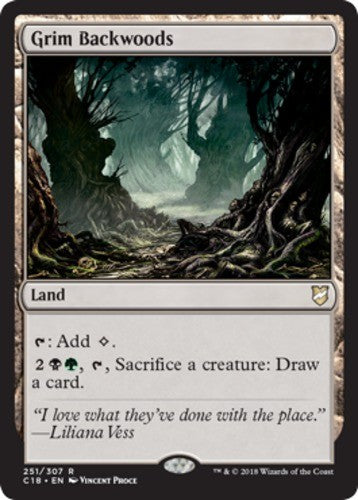 Grim Backwoods - Commander 2018 - English - NM - MTG