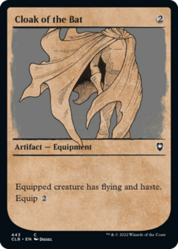 Cloak of the Bat - Showcase - Battle for Baldur's Gate - English - NM - MTG