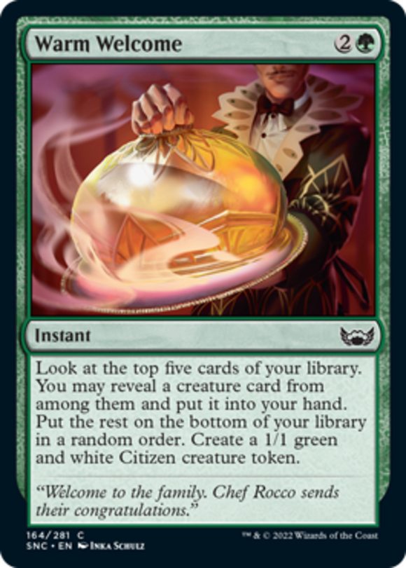 Warm Welcome - Streets of New Capenna - English - NM - MTG