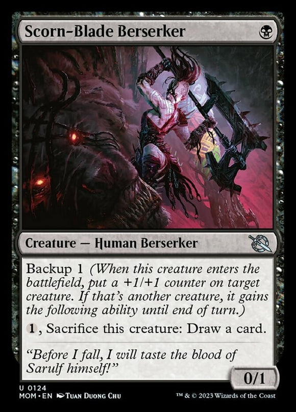 Scorn-Blade Berserker - March of the Machines - English - NM - MTG