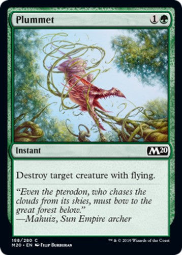 Plummet - Core Set 2020 (M20) - English - NM - MTG