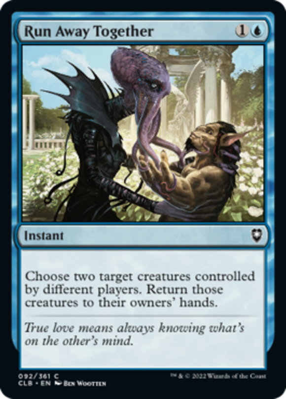 Run Away Together - Battle for Baldur's Gate - English - NM - MTG