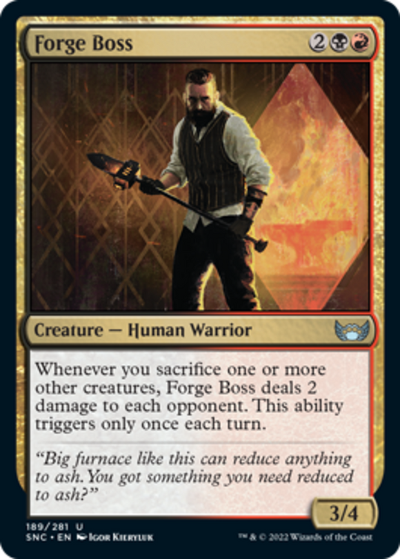 Forge Boss - Streets of New Capenna - English - NM - MTG