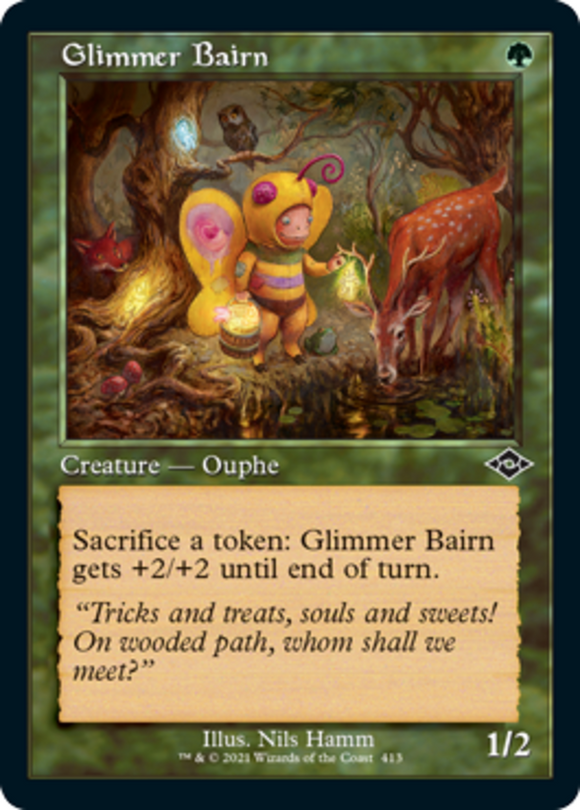Glimmer Bairn - Retro Frame - Modern Horizons 2 - English - NM - MTG