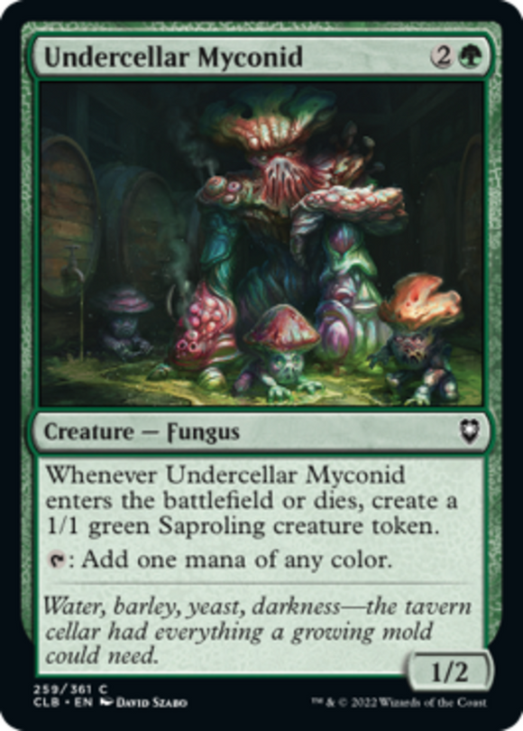 Undercellar Myconid - Battle for Baldur's Gate - English - NM - MTG