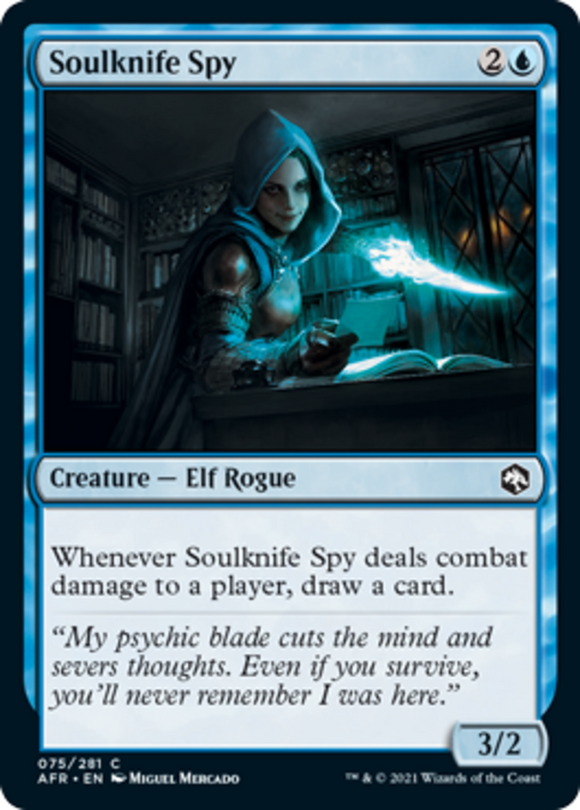 Soulknife Spy - Forgotten Realms - English - NM - MTG