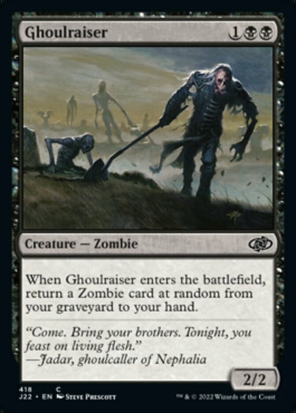 Ghoulraiser - Jumpstart 2022 - English - NM - MTG
