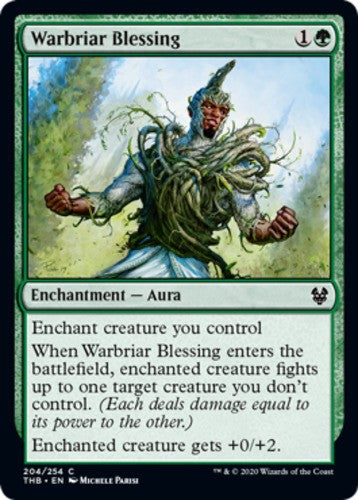 Warbriar Blessing - Theros Beyond Death - English - NM - MTG
