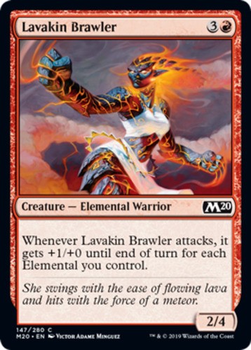 Lavakin Brawler - Core Set 2020 (M20) - English - NM - MTG