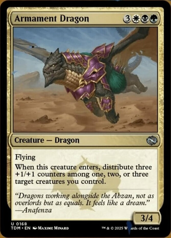 Armament Dragon - Tarkir: Dragonstorm - English - NM - MTG