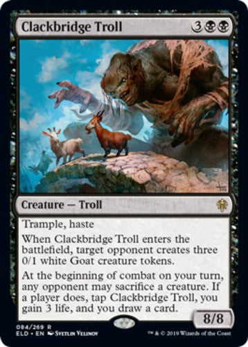 Clackbridge Troll - Throne of Eldraine - English - NM - MTG