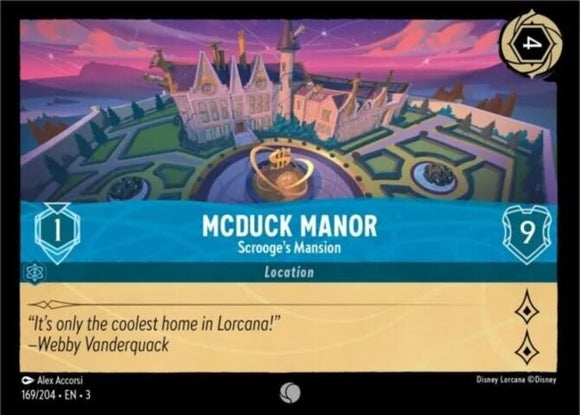 McDuck Manor - Scrooge's Mansion - 169/204 - Common - Into the Inklands NM