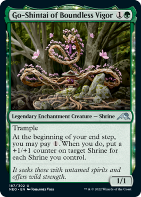 Go-Shintai of Boundless Vigor - Kamigawa: Neon Dynasty - English - NM - MTG