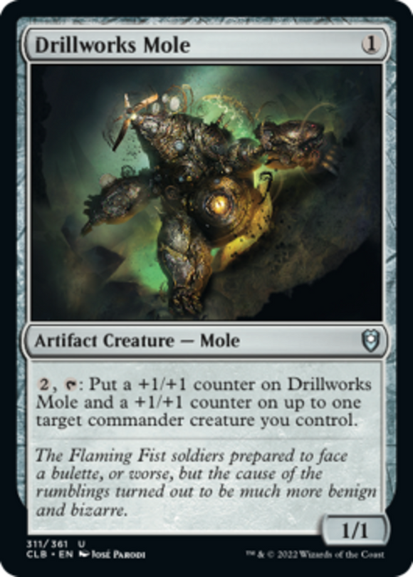 Drillworks Mole - Battle for Baldur's Gate - English - NM - MTG
