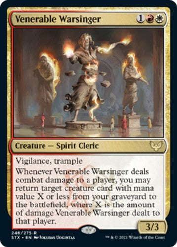 Venerable Warsinger - Strixhaven: School of Mages - English - NM - MTG