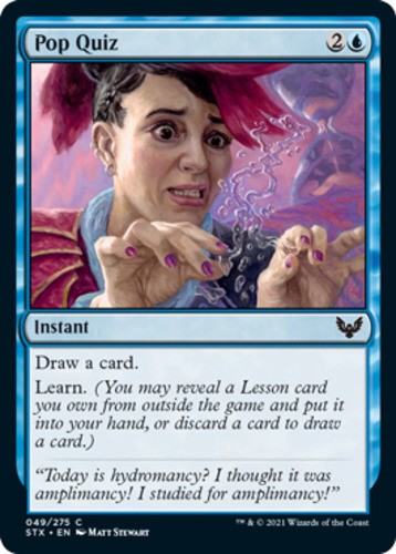 Pop Quiz - Strixhaven: School of Mages - English - NM - MTG