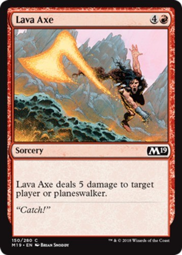 Lava Axe - Core Set 2019 (M19) - English - NM - MTG