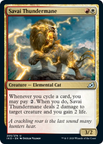 Savai Thundermane - Ikoria: Lair of Behemoths - English - NM - MTG