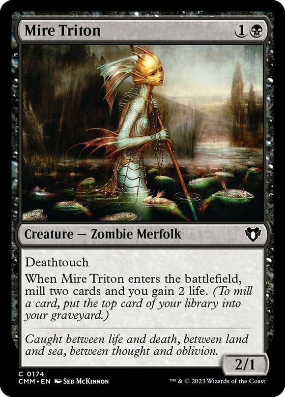 Mire Triton - Commander Masters - English - NM - MTG