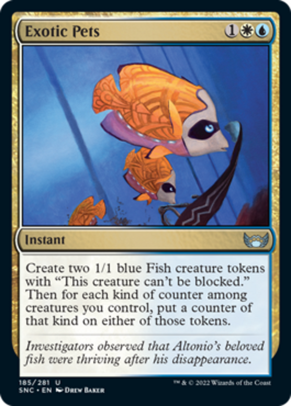 Exotic Pets - Streets of New Capenna - English - NM - MTG