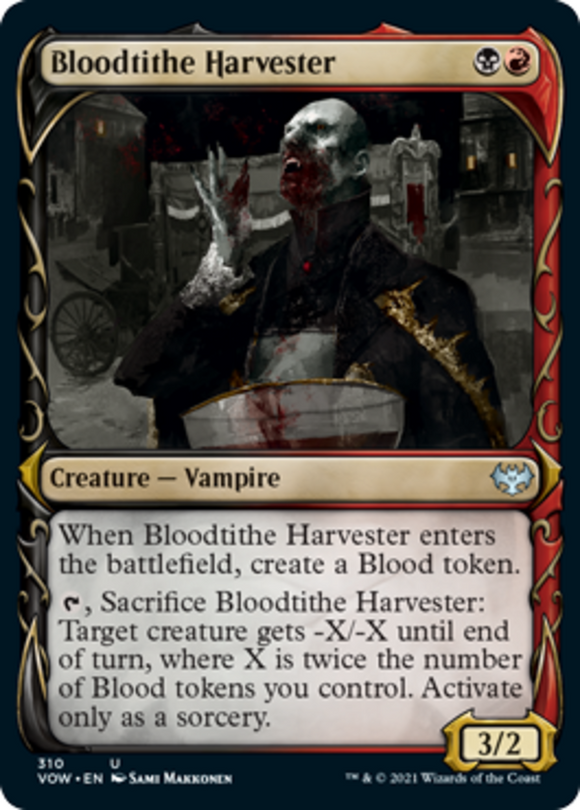 Bloodtithe Harvester - Showcase - Innistrad: Crimson Vow - English - NM - MTG