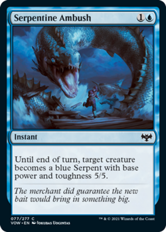 Serpentine Ambush - Innistrad: Crimson Vow - English - NM - MTG