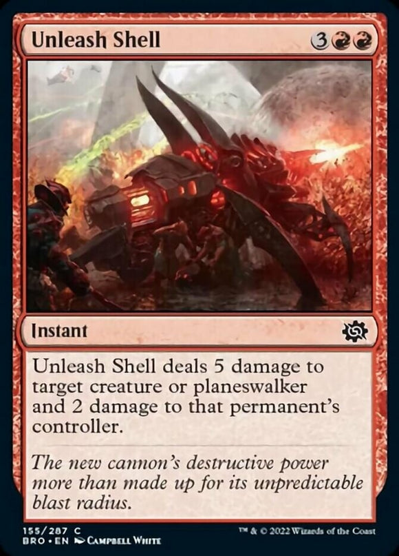 Unleash Shell - The Brothers' War - English - NM - MTG
