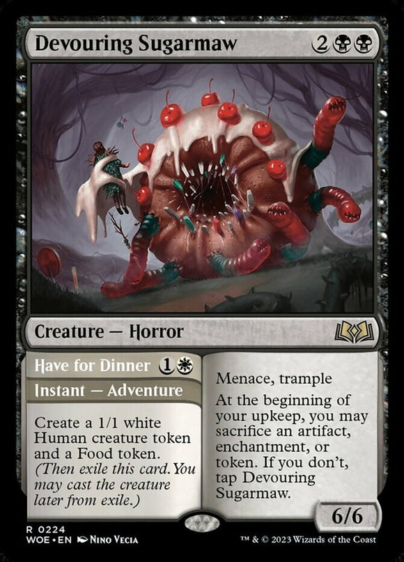 Devouring Sugarmaw // Have For Dinner - Wilds of Eldraine - English - NM - MTG