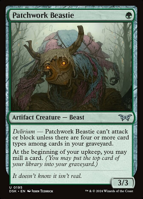 Patchwork Beastie - Duskmourn: House of Horror - English - NM - MTG
