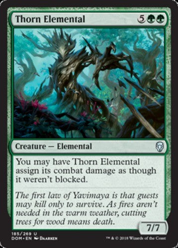 Thorn Elemental - Dominaria - English - NM - MTG