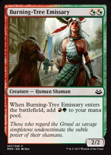 Burning-Tree Emissary - Modern Masters 2017 - English - NM - MTG