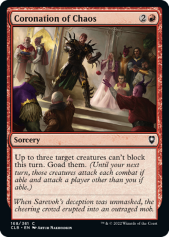 Coronation of Chaos - Battle for Baldur's Gate - English - NM - MTG