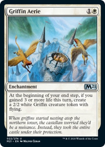 Griffin Aerie - Core Set 2021 (M21) - English - NM - MTG